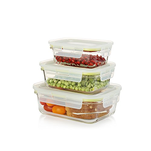 6-piece Glass Food Storage Set