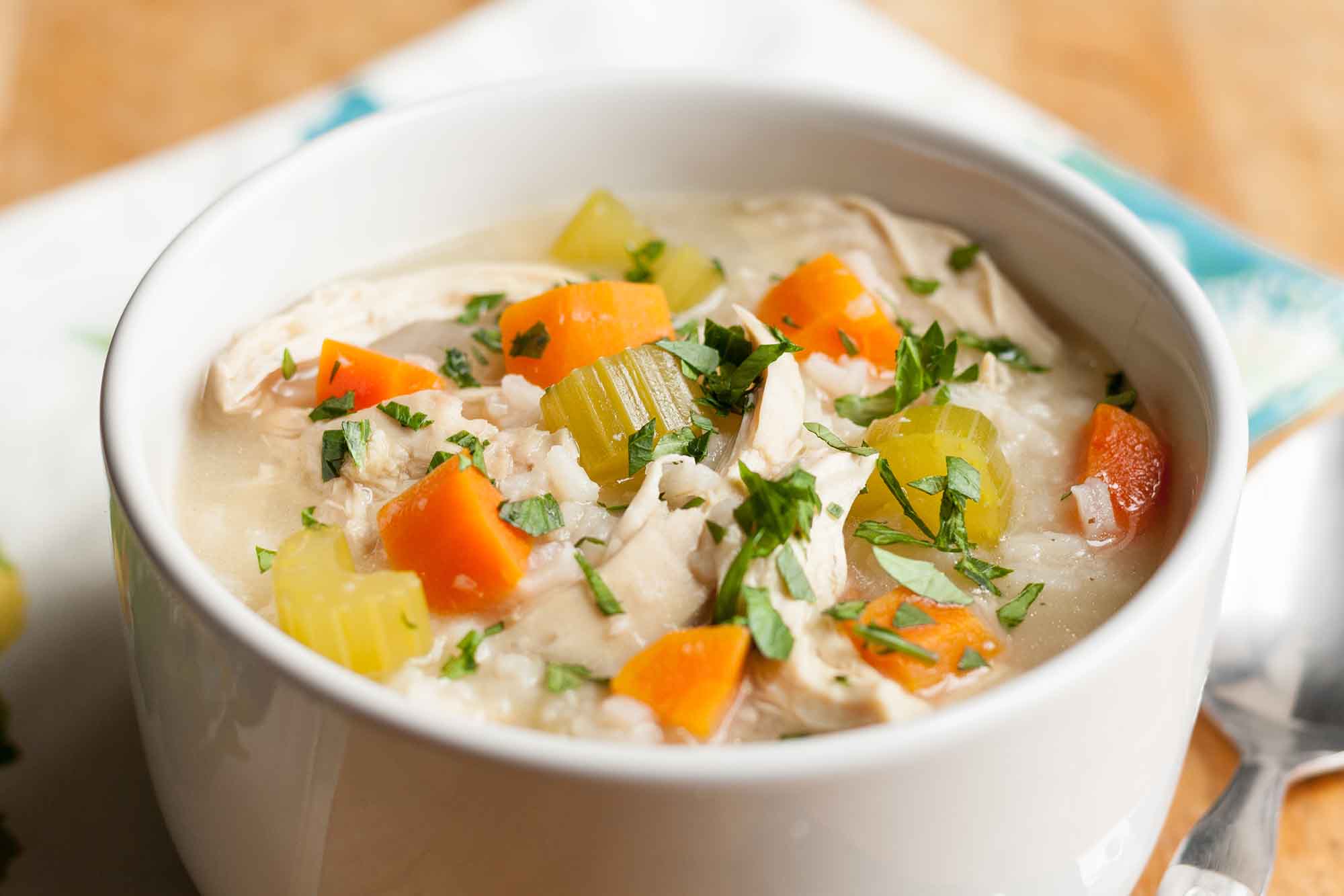 Homemade Chicken and Rice Soup