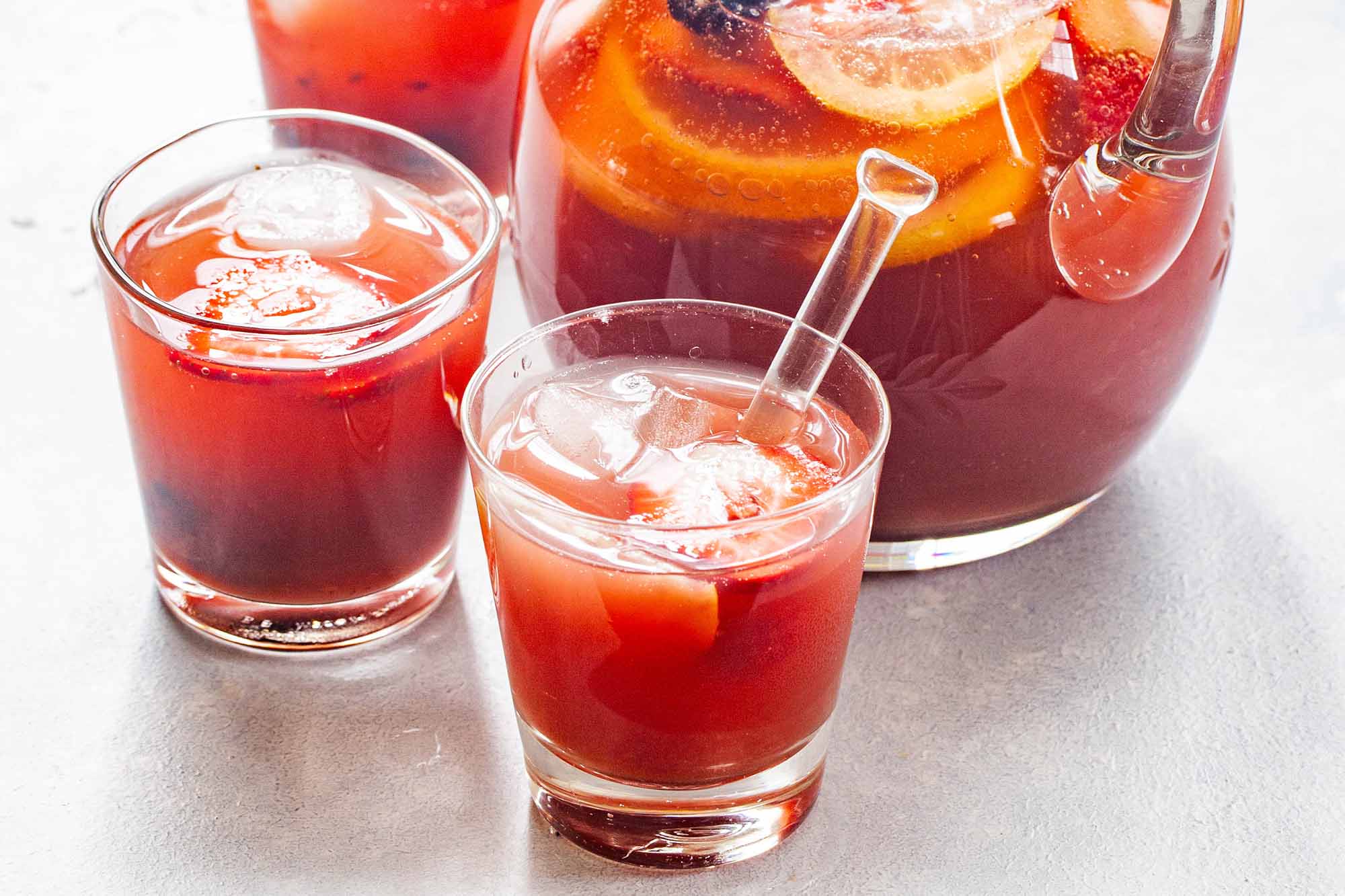 Virgin Sangria with Pomegranat