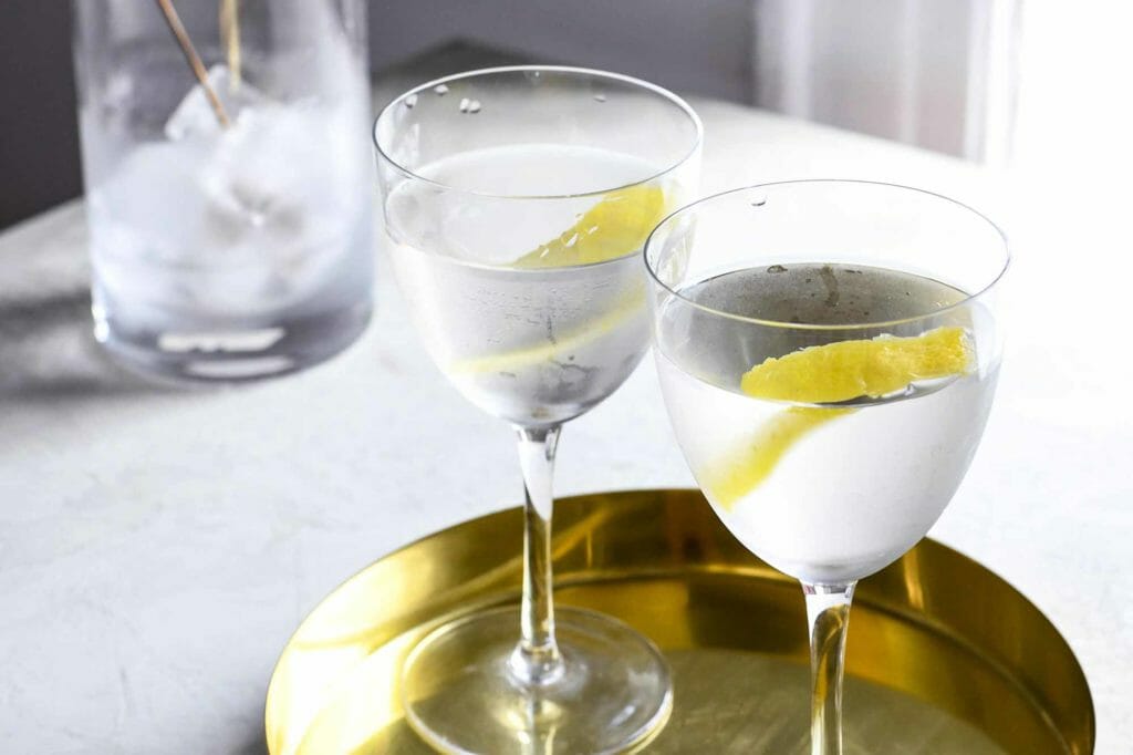 Classic Martini - stirred vodka martini with pitcher