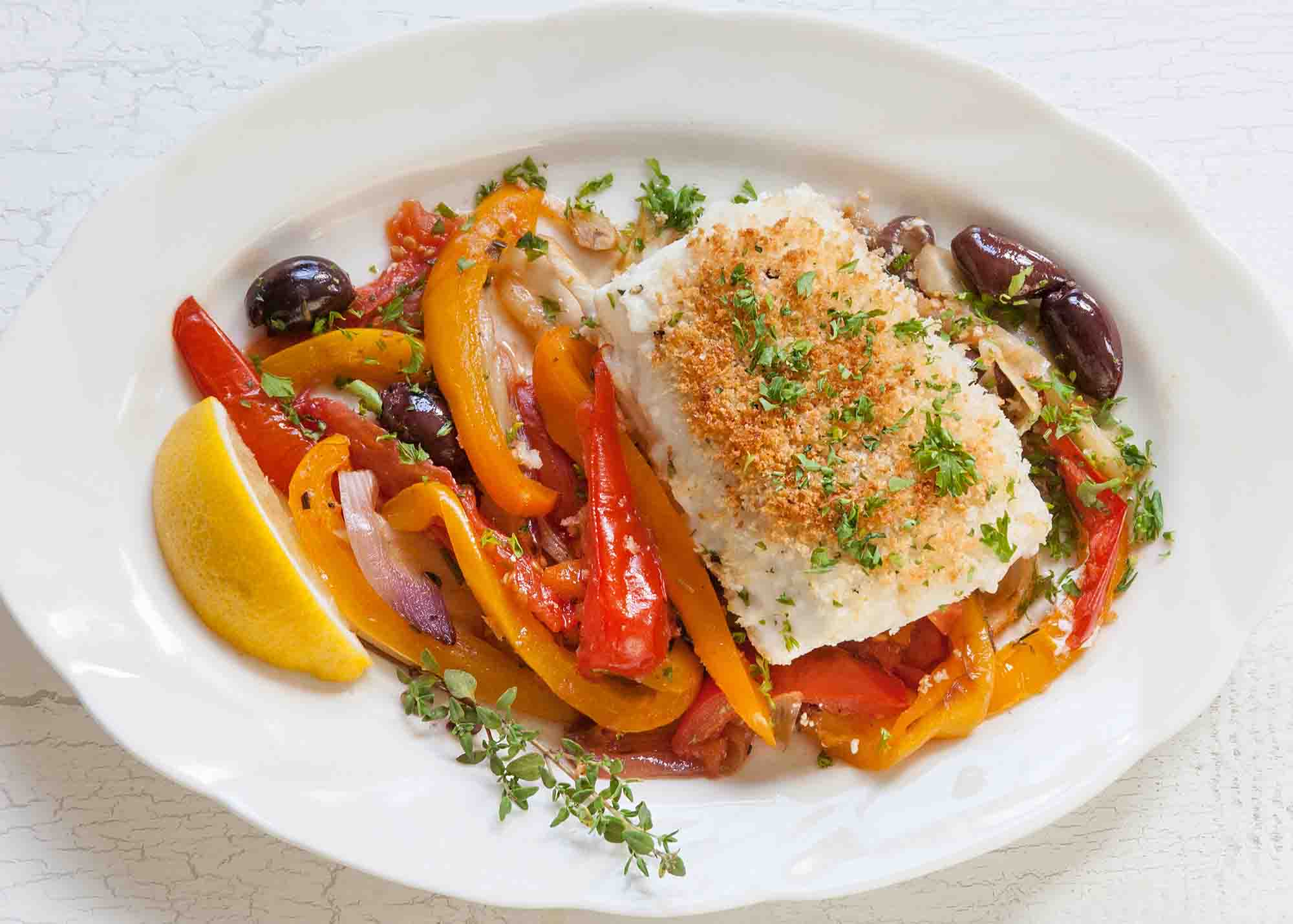 Halibut with Vegetables