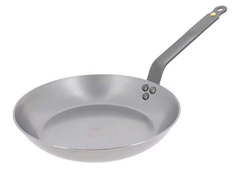 De Buyer Mineral B Round Carbon Steel Fry Pan, 11-Inch